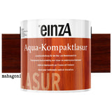 einzA Aqua-Kompaktlasur Βερνίκι Εμποτισμού Προστασίας Ξύλου Νερού ΜΑΟΝΙ (MAHAGONI)