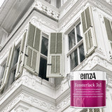 einzA Fensterlack 3x1 Υπόστρωμα Αστάρι & Τελικό Χρώμα Ξύλου (3σε1) ΛΕΥΚΟ
