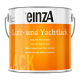 einzA Luft und Yachtlack Anti UV Βερνίκι Ξύλου Θαλάσσης Marine Διαφανές Γυαλιστερό
