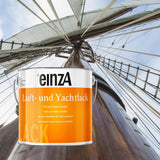 einzA Luft und Yachtlack Anti UV Βερνίκι Ξύλου Θαλάσσης Marine Διαφανές Γυαλιστερό