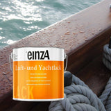 einzA Luft und Yachtlack Anti UV Βερνίκι Ξύλου Θαλάσσης Marine Διαφανές Γυαλιστερό