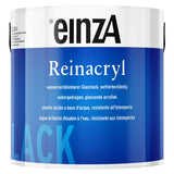 einzA Reinacryl Glanzlack Οικολογική Ρεπολίνη Πολυουρεθανης Νερού Γυαλιστερή ΛΕΥΚΗ