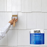 einzA Reinacryl Glanzlack Οικολογική Ρεπολίνη Πολυουρεθανης Νερού Γυαλιστερή ΛΕΥΚΗ