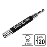 Yato YT-04671 Μαγνητικός Φορέας Προέκταση 1/4" 120mm Μεγάλου Μήκους