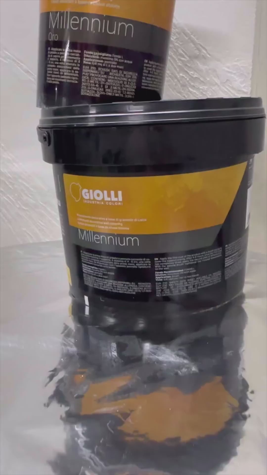 Giolli Millenium Διακοσμητικό Χρώμα Τεχνοτροπίας Με Μεταλλική Υφή ΧΡΥΣΟ