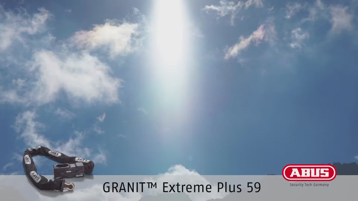 Abus 59/12HKS170 GRANIT™ Extreme XPlus™ Κλειδαριά Μοτοσυκλέτας - Ποδηλάτου Αλυσίδας Με Κλειδί 170cm