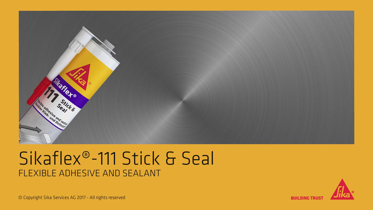 Sika Sikaflex 111 Stick & Seal Ελαστικό Συγκολλητικό Σφραγιστικό 290ml ΛΕΥΚΟ
