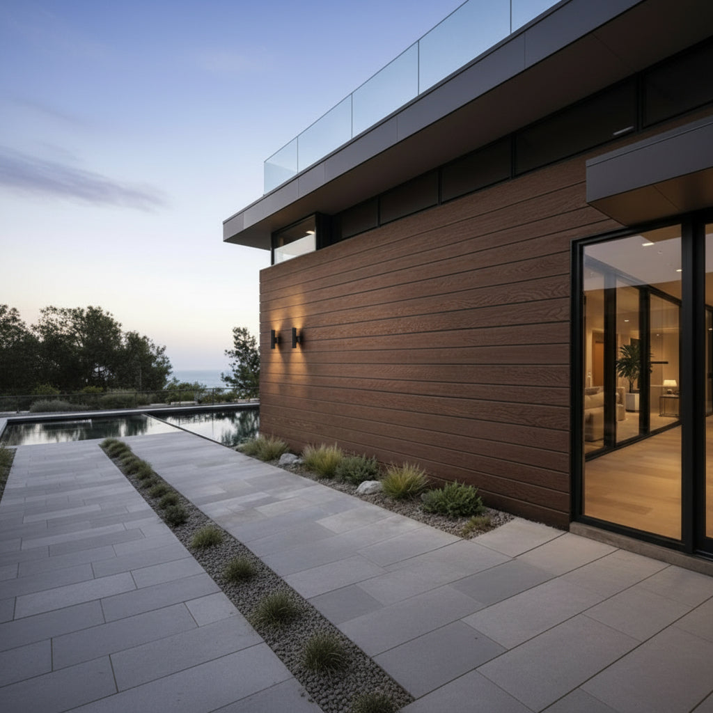 WPC Wall Cladding Premium Πηχάκια Επένδυσης Walnut 75110 12.5cm x 2900cm
