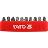 Yato YT-0472 Μύτες Pz.3 x 25mm S2 Σετ 10 Τμχ