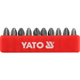 Yato YT-0476 Συλλογή Μύτες Ph.3 x 25mm Σετ 10 Τεμ