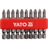 Yato YT-0478 Συλλογή Μύτες Ph.2 x 50mm S2 Σετ 10 Τμχ